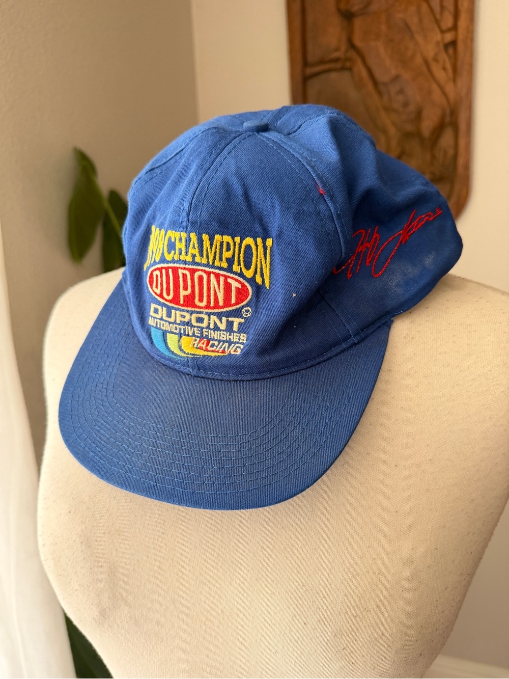 Vintage 1998 Jeff Gordon DuPont NASCAR Champion Snapback Hat #24